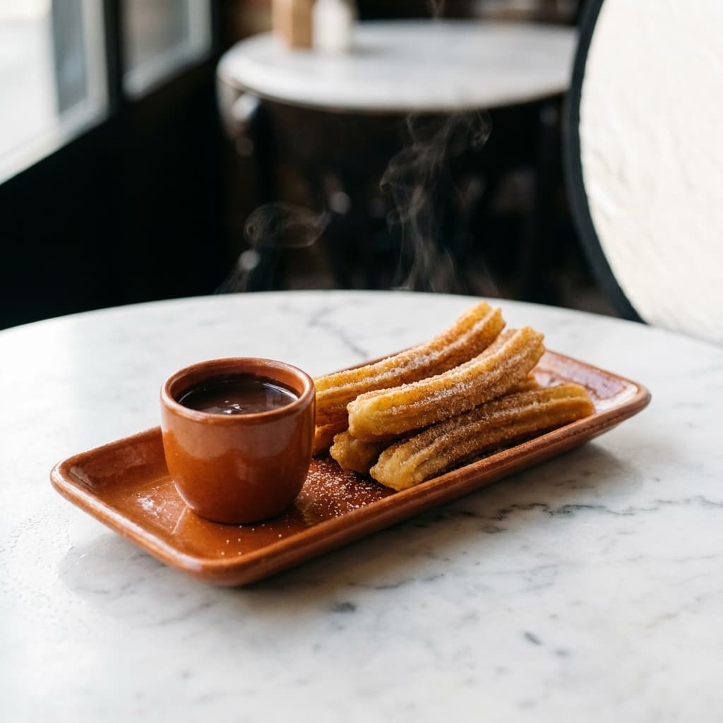 Churros con Chocolate